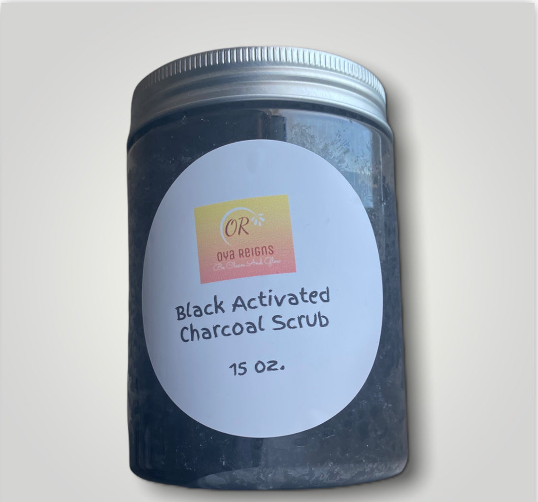 Black Activated Charcoal Scrub